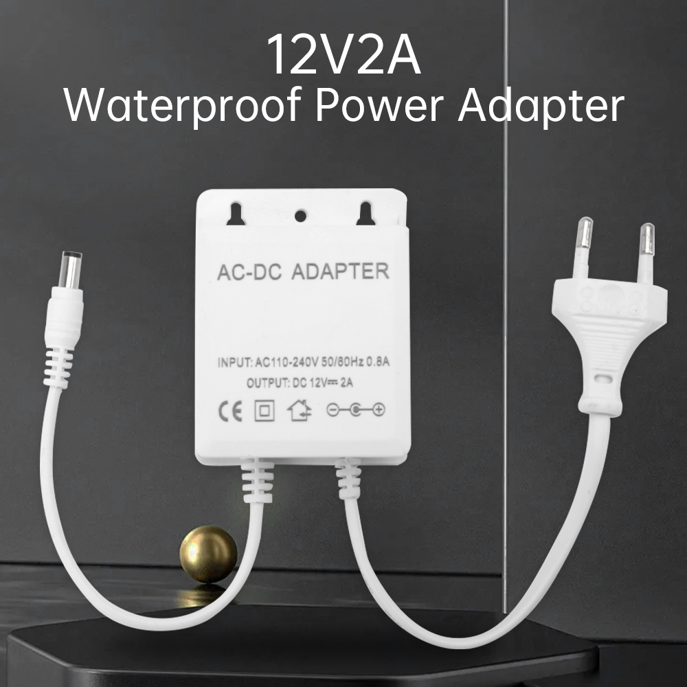 Outdoor Power Wash - DC12V 2A Adaptor Steker UE Keamanan