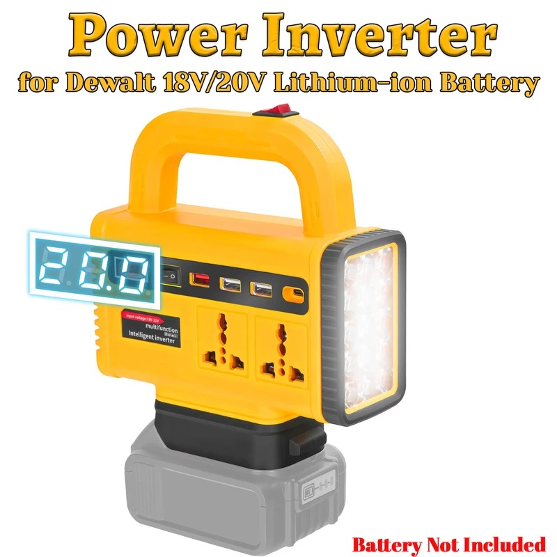 Outdoor Power Inverter - Inverter Daya 150W DC18V ke AC220V