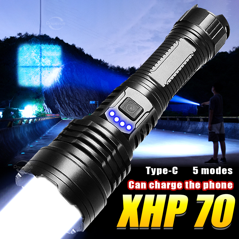Outdoor Power Repair - XHP70.3 Senter Isi Ulang Baterai 26550