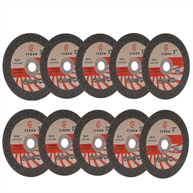 Stump Grinder Attachment - 10Pcs Mata Gergaji Logam 3 Inci,