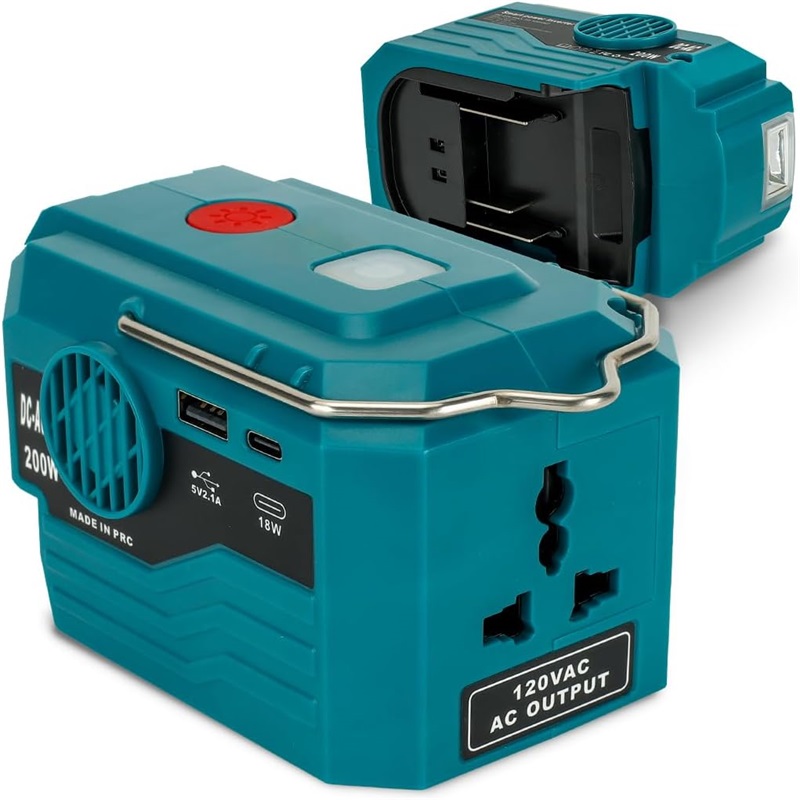 Outdoor Power Inverter - Inverter daya untuk baterai Makita 18V,