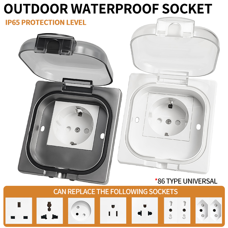 Outdoor Power Wash - Stopkontak Luar Ruangan Tahan Air IP65,