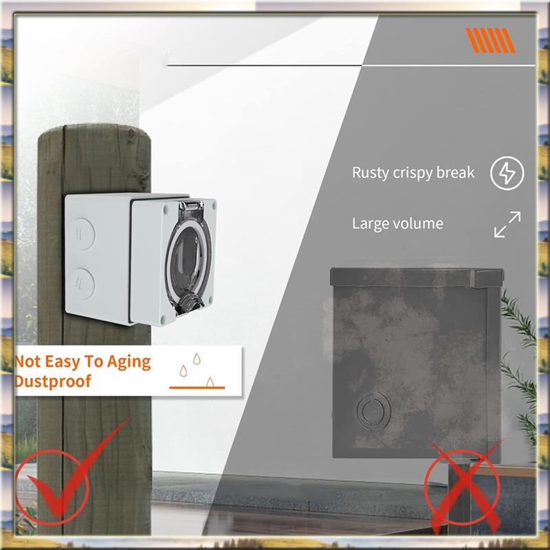Outdoor Power Receptacle Box - Kotak Stopkontak Luar Ruangan AA46 HOT-50Amp,