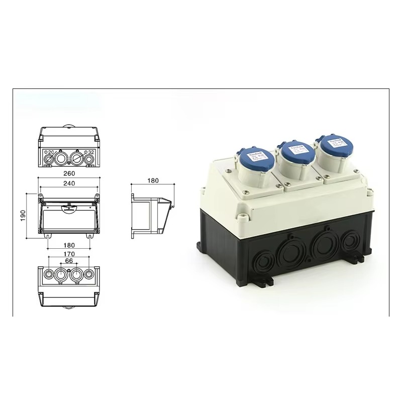 Kotak distribusi dinding luar  - Outdoor Power Distribution Board ulasan dan harga