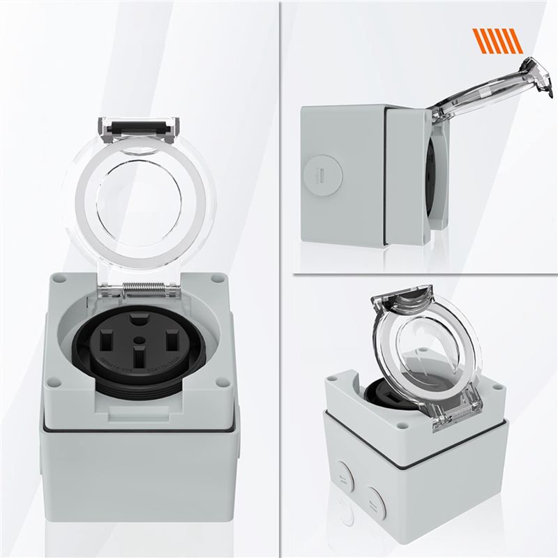 Kotak Stopkontak ABLK 6X 50Amp - Outdoor Power Receptacle Box ulasan dan harga