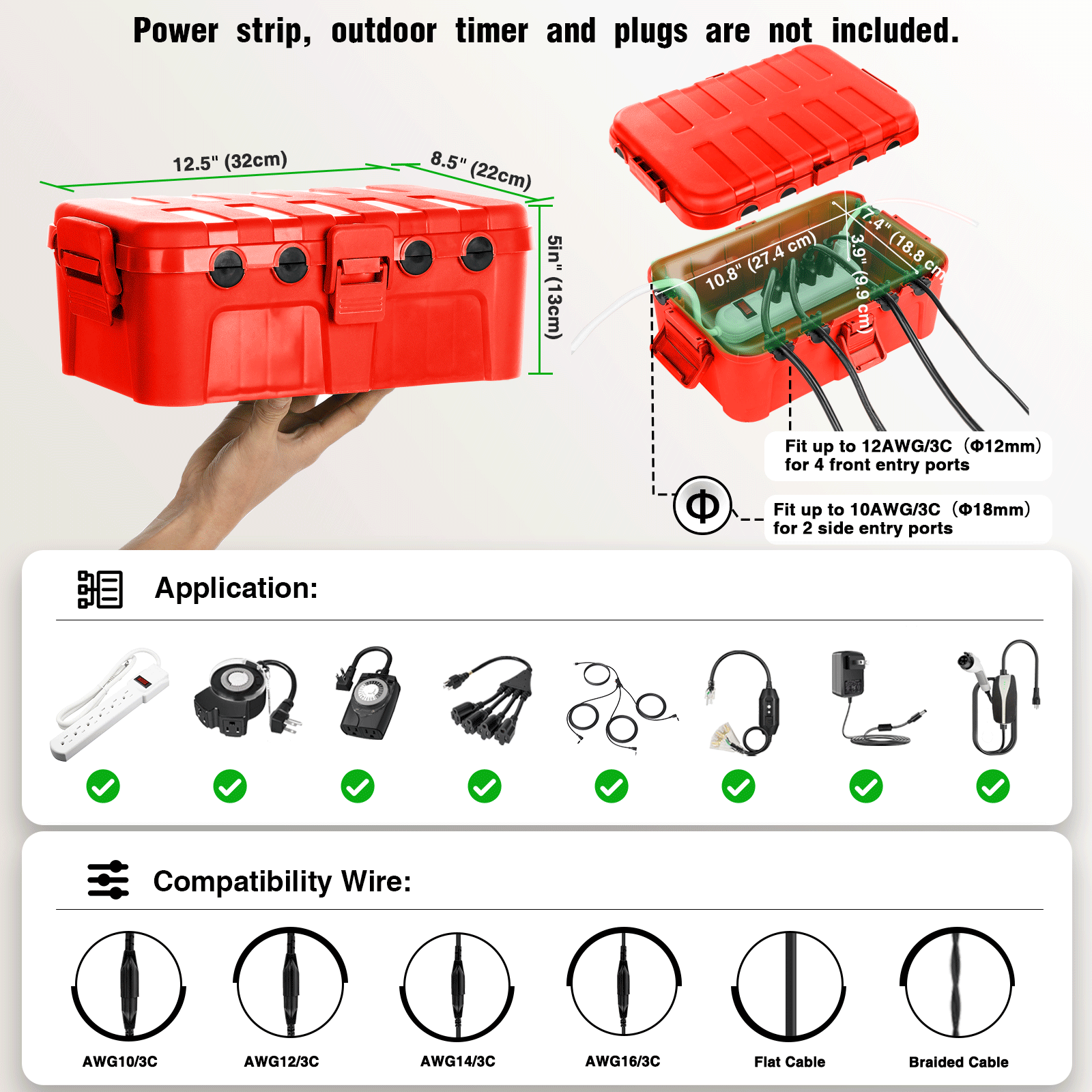 Kotak Daya Ekstensi Kabel Luar - Outdoor Power Outlet Extension ulasan dan harga