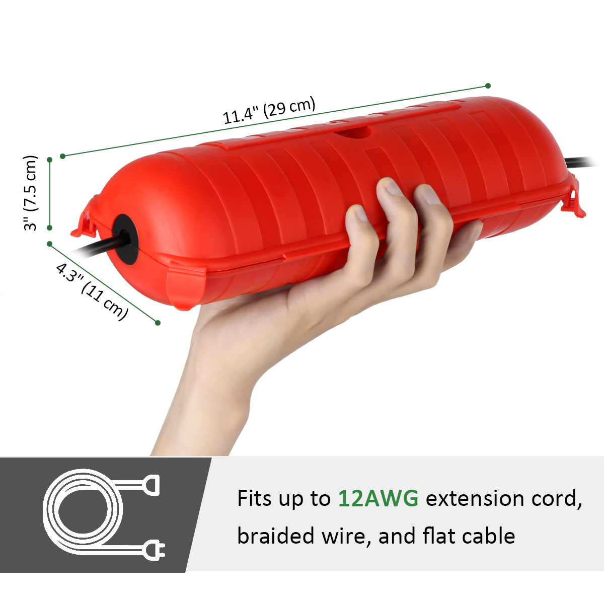 Kotak Daya Ekstensi Kabel Luar - Outdoor Power Outlet Extension ulasan dan harga