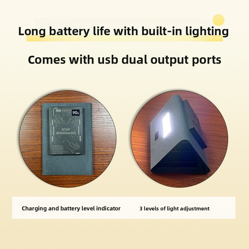 Pengisi Daya Panel Surya Lipat - Panel Power Outdoor ulasan dan harga