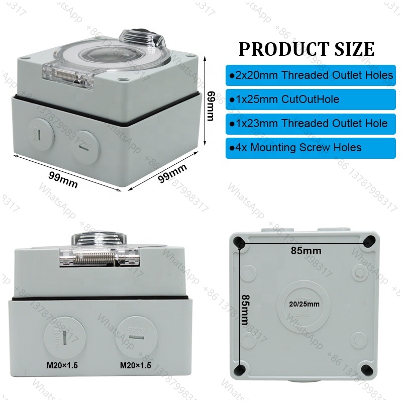 Kotak Inlet Daya Generator RV  - Outdoor Power Receptacle Box ulasan dan harga