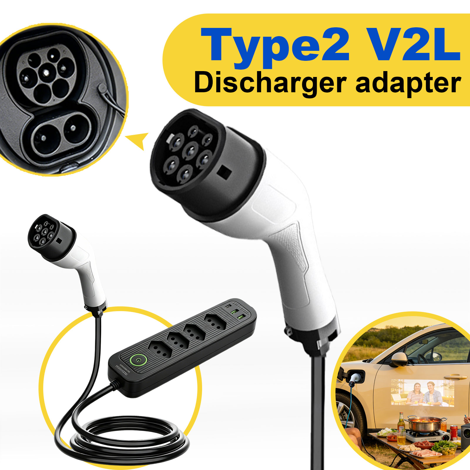Adaptor Pengisian Daya Tipe 2  - Outdoor Power Wash ulasan dan harga