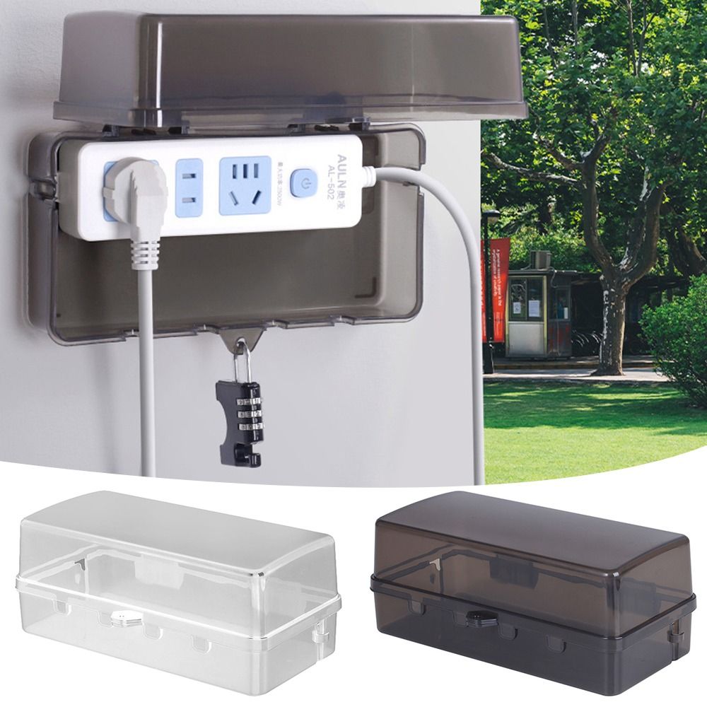 Kotak Steker Plastik Tahan Lam - Outdoor Power Outlet Extension ulasan dan harga