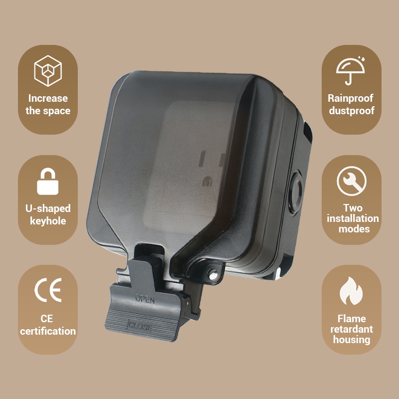 Avoir IP66 soket tahan air din - Outdoor Power Wash ulasan dan harga