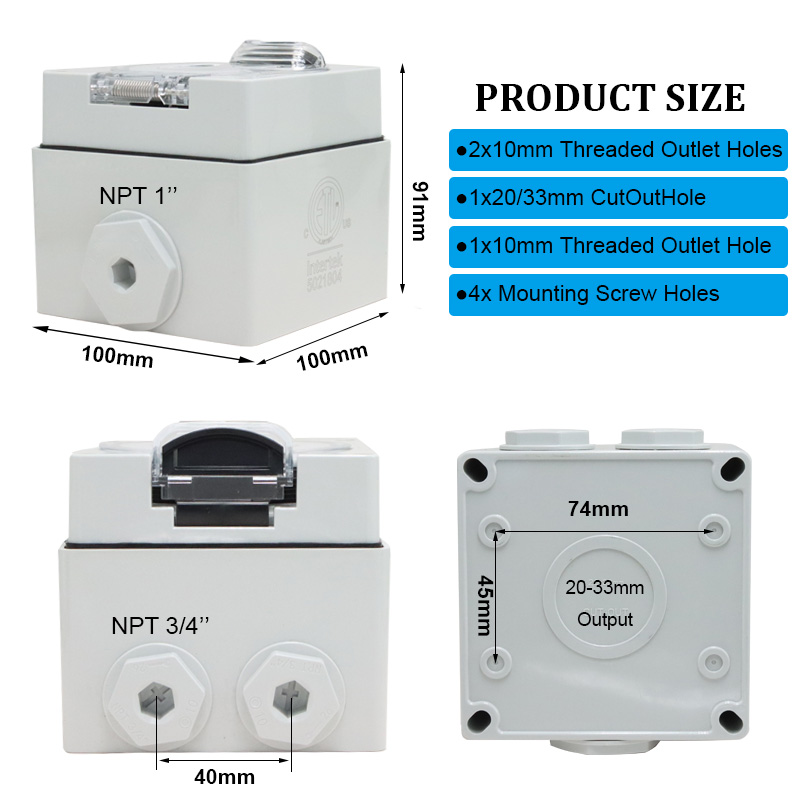Kotak Stopkontak Listrik Gener - Outdoor Power Receptacle Box ulasan dan harga