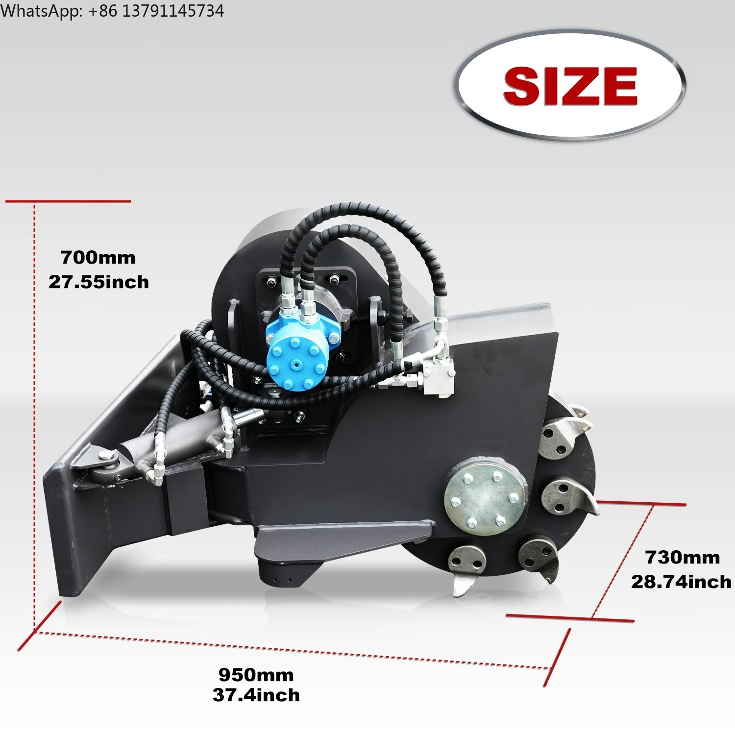 Aksesori penggiling tunggul ad - Stump Grinder Attachment ulasan dan harga