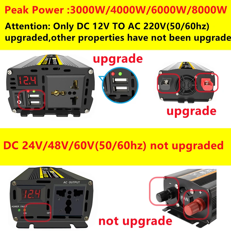 6000W DC12/24V Ke AC 220V Inve - Outdoor Power Inverter ulasan dan harga
