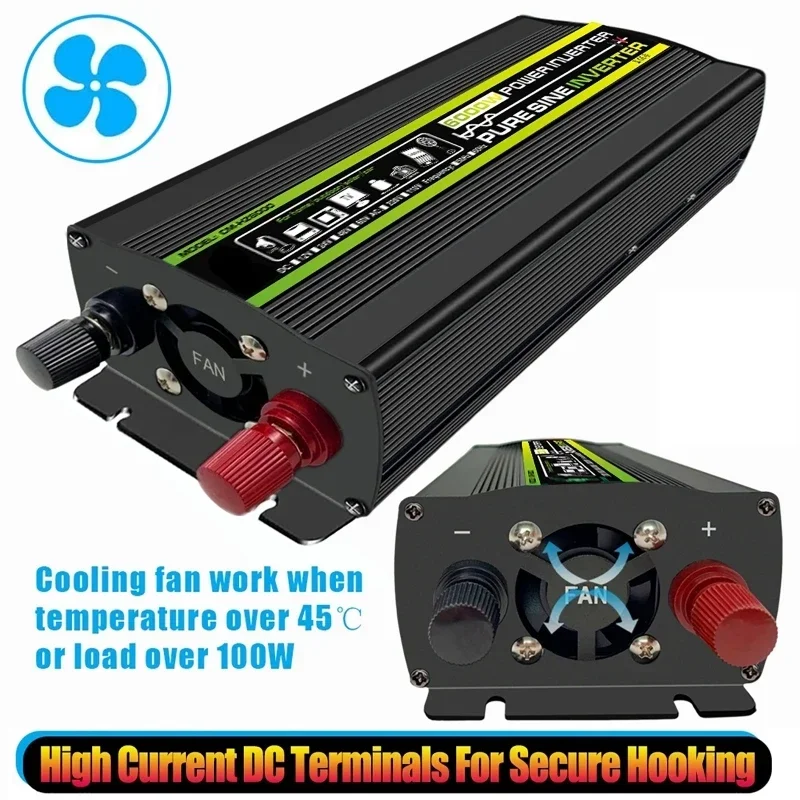 6000W DC12/24V Ke AC 220V Inve - Outdoor Power Inverter ulasan dan harga