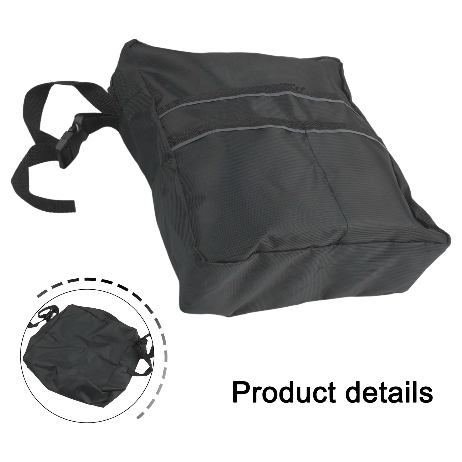 Tas Sandaran Kursi Hitam Untuk - Outdoor Power Wheelchair ulasan dan harga