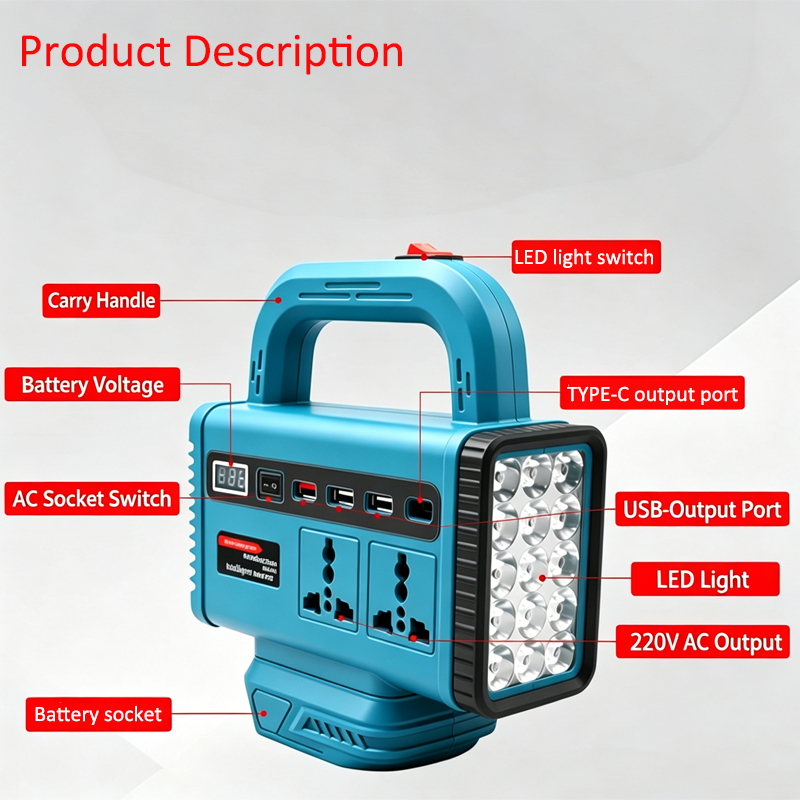 Inverter Baterai Lithium 150W  - Outdoor Power Inverter ulasan dan harga